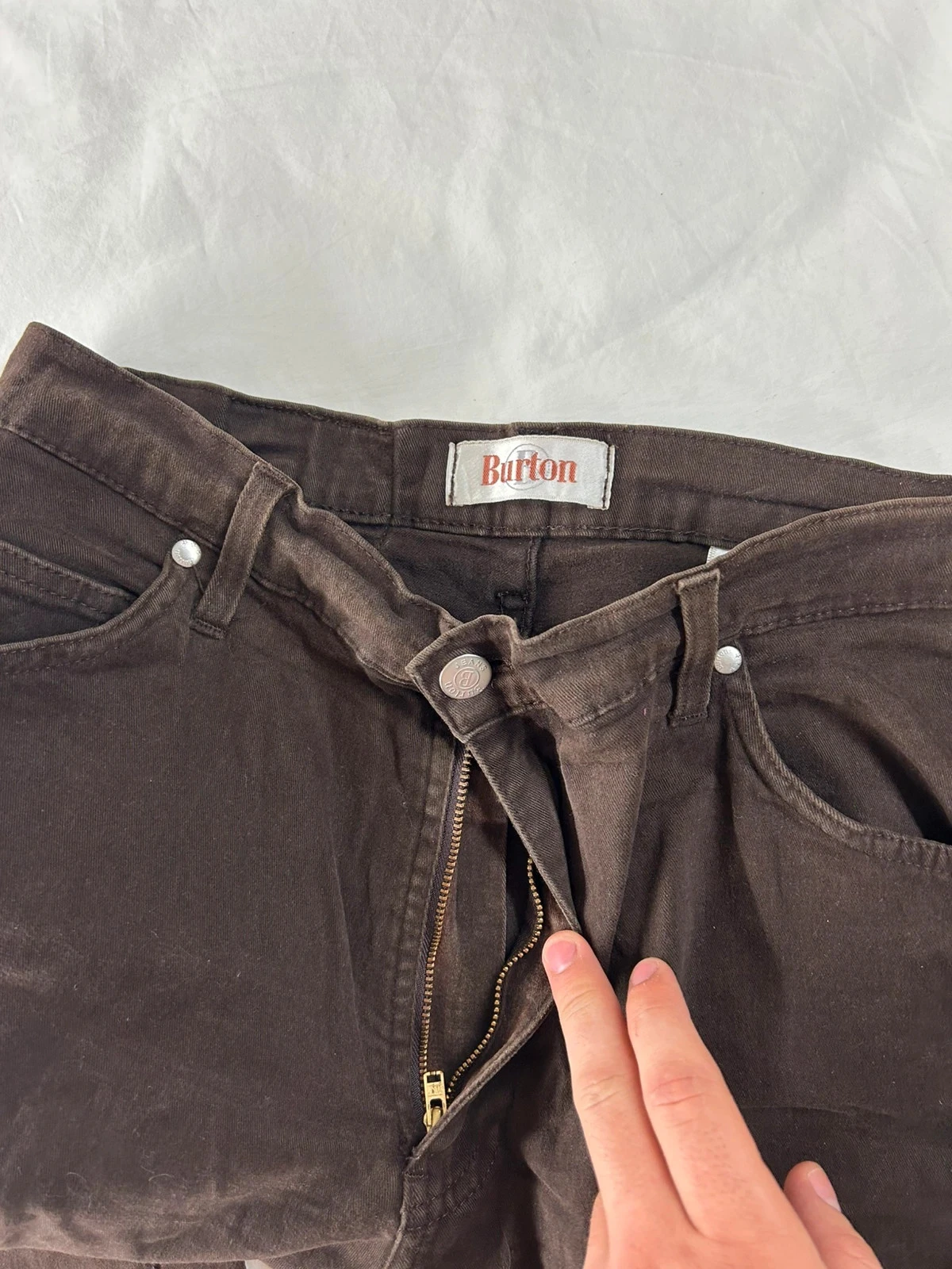 Bruine Burton skinny jean maat 40 – photo 7